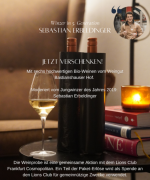 Online Weinprobe mit Sebastian Erbeldinger